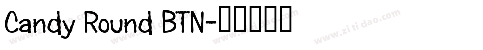 Candy Round BTN字体转换